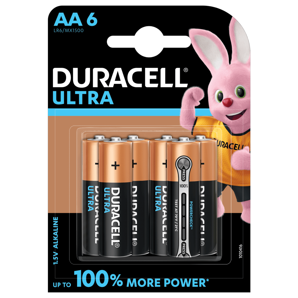 Duracell Ultra Alkaline AA-batterijen Pakket van 6 stuks