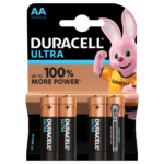 Duracell Ultra Alkaline AA-batterijen Pakket van 4 stuks