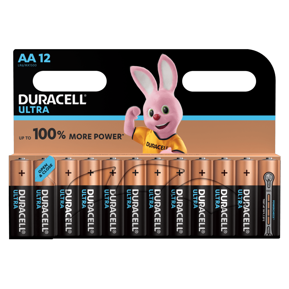 Duracell Ultra Alkaline AA-batterijen Pakket van 12 stuks