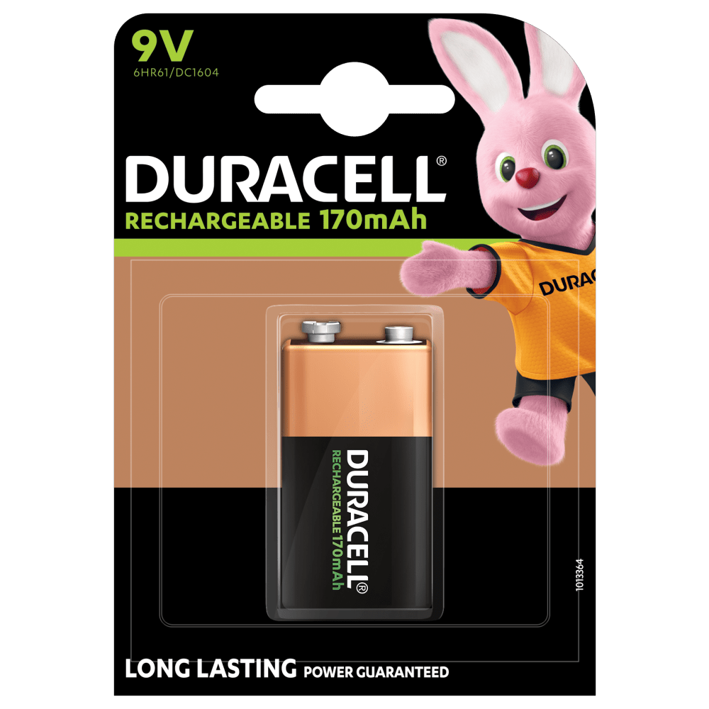 Duracell oplaadbare 9V 170mAh-batterij