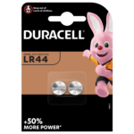 Duracell Specialty LR44 Alkaline knoopcelbatterij 1,5V 2-delig pack