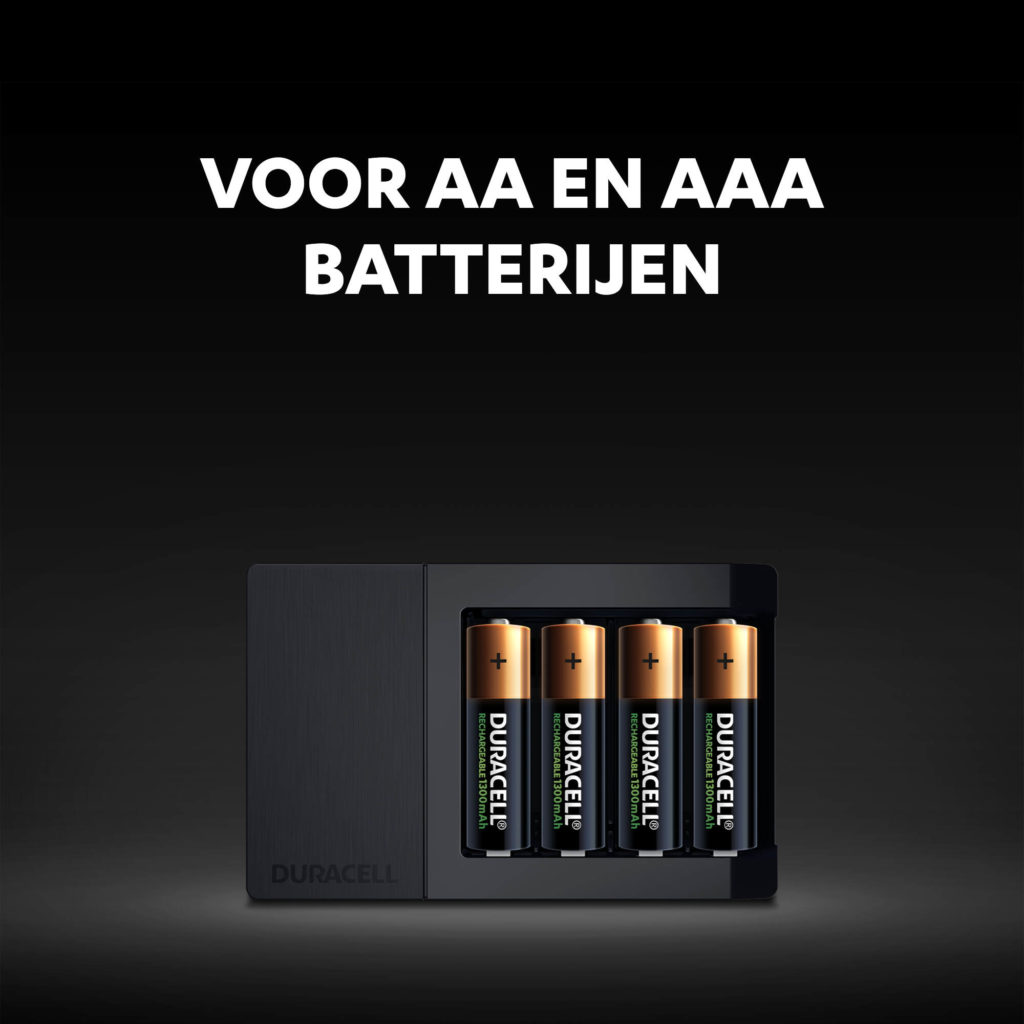 Duracell Expert Charger voor AA en AAA batterijen