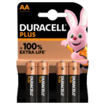 Duracell Type Plus AA-batterijen Pakket van 4 stuks